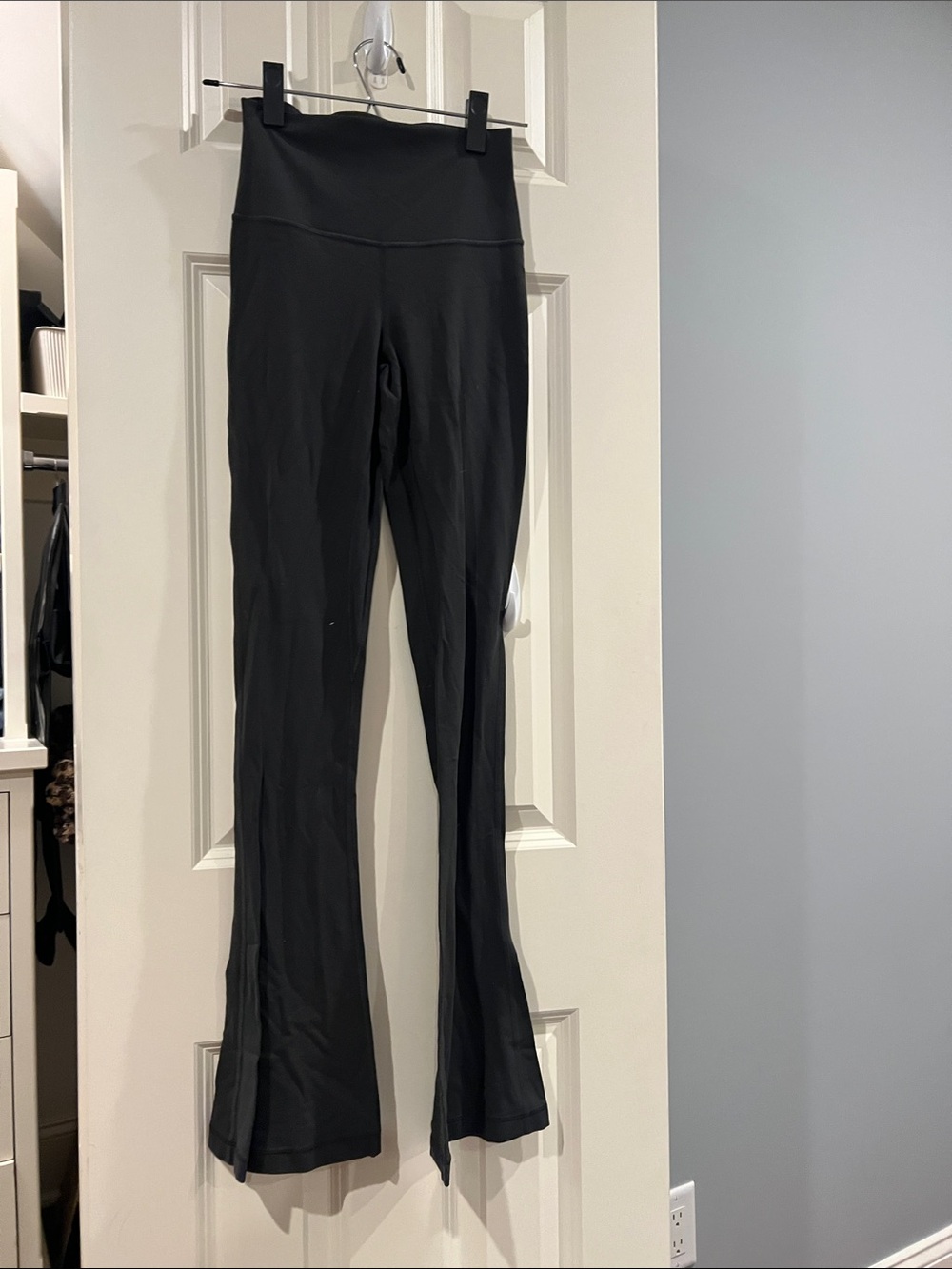 Lululemom grey flare pants